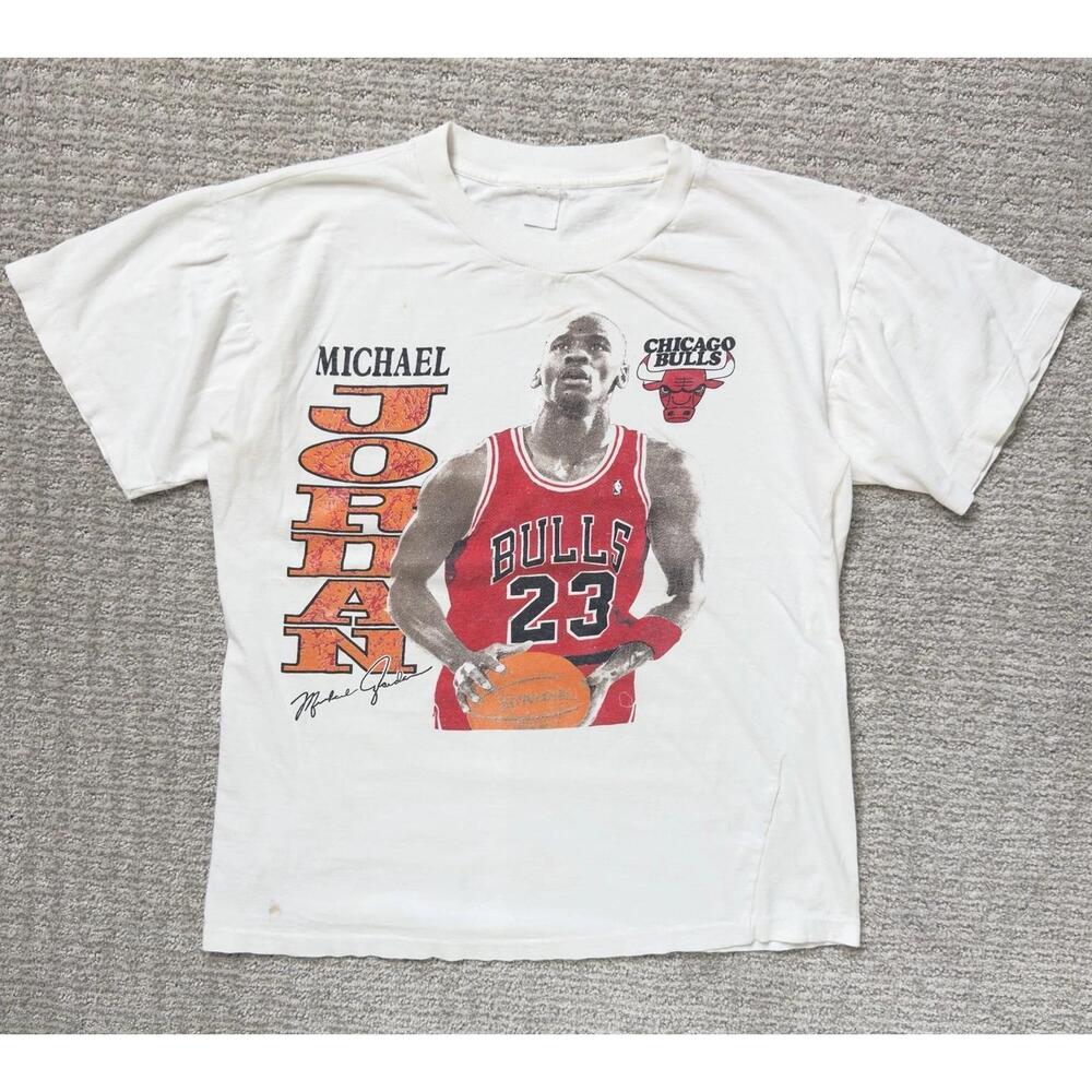 1990S Michael  Chicago Bulls  Boot Tee M L